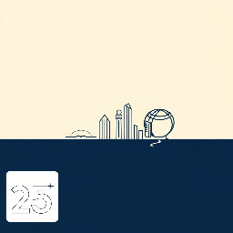Navy #16223B  Stone #EDE3CE and create icons bold size for this : Yes — **this is the right direction**, but I would make one important change: **do not let the icons look like a collection of clip-art symbols placed inside the 25.** They should feel *architecturally embedded* into the number, almost as if the **25 itself is a visual timeline of Alfaisal’s 25 years**.  Based on the **original attached design**, I would build the internal icon language around five layers:  ### 1. LEGACY — what came before  Use very small, highly simplified line icons:  - **Najdi doorway / traditional door** - **Najdi window geometry** - **Traditional Riyadh mud-brick façade** - **Historic arch** - **Old manuscript / open book** - **Arabic geometric seal** - **8-point star** - **Traditional architectural column** - **Palm trunk rings** — subtle symbol of time - **Foundation stone / architectural block**  **Best placement:** inside the upper curve of the **2**, representing the foundation.  ### 2. SAUDI CULTURE — identity & place  These can make the logo feel much more connected to Saudi Arabia without turning it into a tourism logo:  - **Date palm** - **Palm frond** - **Sadu-inspired geometric weave** - **Najdi geometric ornament** - **Arabic calligraphic stroke** - **Traditional mashrabiya pattern** - **Saudi architectural arch** - **Desert horizon** - **Dallah silhouette — extremely minimal** - **Incense burner silhouette — extremely minimal** - **Falcon wing abstraction** - **Arabian horse head abstraction**  I'd use **only 2–4 of these in the final mark**. The rest belong in the broader icon system.  ### 3. ALFAISAL / EDUCATION — the 25 years themselves  This is where the identity becomes specifically **Alfaisal University**, rather than a generic Saudi anniversary:  - **Graduation cap** - **Open book** - **Lecture podium** - **Students** - **Research microscope** - **DNA helix** - **Atom** - **Laboratory flask** - **Engineering compass** - **Architectural blueprint** - **Knowledge tree** - **Academic laurel** - **Research paper** - **Library shelves**  **Turn the inner counter of the “5” into an open book.**  **25 → knowledge → university → legacy**  without needing an obvious icon sitting beside the logo.  ### 4. INNOVATION — where the identity moves forward  These should appear progressively as you move through the **25**, so the logo has a narrative:  **Past → Present → Future**  Use:  - **Circuit pathways** - **Microchip** - **AI node network** - **Atom** - **DNA** - **Robotic arm** - **Satellite** - **Rocket** - **Wind turbine** - **Solar symbol** - **Digital grid** - **Connected nodes** - **Abstract data wave** - **3D geometric cube** - **Upward trajectory arrow**  A **circuit pathway that begins inside the 2 and gradually transforms into an upward trajectory through the 5**.  That visually says:  > **25 years of knowledge → innovation → future**  ## 5. TIME — the hidden layer  This is the part I think could make your concept **much more sophisticated**.  Instead of simply writing **2001–2026**, subtly incorporate the idea of time into the 25.  Consider:  - **25 small geometric ticks** - A **timeline line** - **25 dots/nodes** - **Quarter-circle progression** - **Sunrise → sun → horizon** - **Palm growth rings** - **Hourglass geometry** - **Orbit** - **Circular progression** - **25-point micro-pattern**  The strongest solution would be a **very subtle 25-node timeline** embedded into the geometry.  Not obvious enough to distract—but meaningful enough to explain in the rationale.  # The BIG idea I'd recommend  Instead of treating the logo as:  make it:  ### **25 AS A VISUAL TIME CAPSULE**  The **2 represents the foundation**:  **Heritage → Culture → Knowledge**  The **5 represents the evolution**:  **Research → Innovation → Global Impact → Future**  And the transition between them represents:  So every internal element has a reason.  ## Suggested icon hierarchy inside the actual 25  I would use something like this:  | AreaIconMeaning |                            |                         | | --------------- | -------------------------- | ----------------------- | | Upper 2         | Najdi arch                 | Foundation              | | Upper 2         | 8-point geometry           | Heritage                | | Upper 2         | Arabic calligraphic stroke | Culture                 | | Middle 2        | Date palm                  | Saudi identity / growth | | Lower 2         | Open book                  | Knowledge               | | Transition      | DNA                        | Research                | | Transition      | Atom                       | Science                 | | Upper 5         | Circuit                    | Technology              | | Upper 5         | Graduation cap             | Education               | | Middle 5        | Students                   | People                  | | Middle 5        | Microscope                 | Research                | | Lower 5         | Architecture               | Built impact            | | Lower 5         | Globe                      | Global reach            | | Outer edge      | Arrow/trajectory           | Future                  | | Micro-detail    | 25 nodes                   | Time                    |  ---  # And I would add 6 "hidden" symbols  These are more interesting than obvious icons.  ### **01 — The Seed**  A tiny geometric seed hidden inside the **2**.  **Meaning:** the founding idea that became Alfaisal.  ### **02 — The Arch**  Use an arch as a negative-space element.  **Meaning:** entering a new chapter.  ### **03 — The Palm**  Not just a palm-tree illustration.  Make the **trunk itself part of the geometry of the 2**.  ### **04 — The Star**  A tiny eight-point star embedded into a geometric panel.  **Meaning:** knowledge, guidance and cultural heritage.  ### **05 — The Circuit**  Start with traditional geometric ornament and gradually transform it into a circuit.  **This is extremely powerful.**  It visually transitions:  **Heritage → Innovation**  ### **06 — The Horizon**  At the very bottom of the 5, use a thin horizontal line with an emerging sun/arc.   # One thing I would NOT do  I would avoid putting too many literal objects such as:  ❌ rocket ❌ microscope ❌ palm ❌ graduation cap ❌ building ❌ globe ❌ atom ❌ lightbulb  all together at equal visual weight.  That will make it look like an **infographic inside a logo**.  Instead, use **three levels**:  ### Level 1 — Primary  **2 + 5 geometry**  Palm / arch / book / research / innovation  ### Level 3 — Micro-language  Geometric patterns / dots / circuits / Arabic strokes / timeline marks